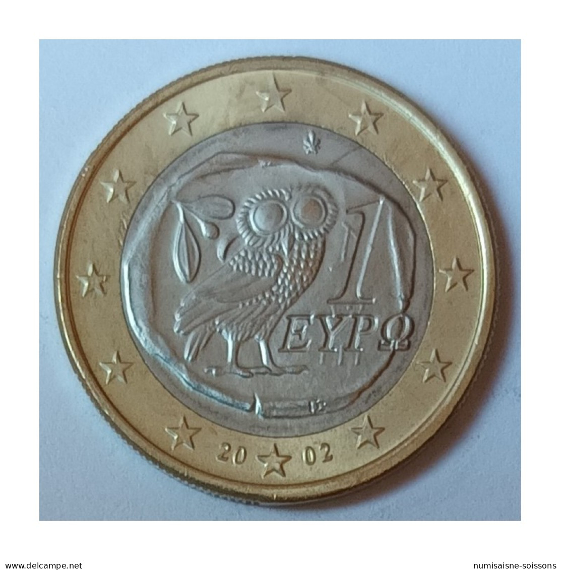 GRECE - KM 187 - 1 EURO 2002 - CHOUETTE D' ATHENES - SPL - Greece