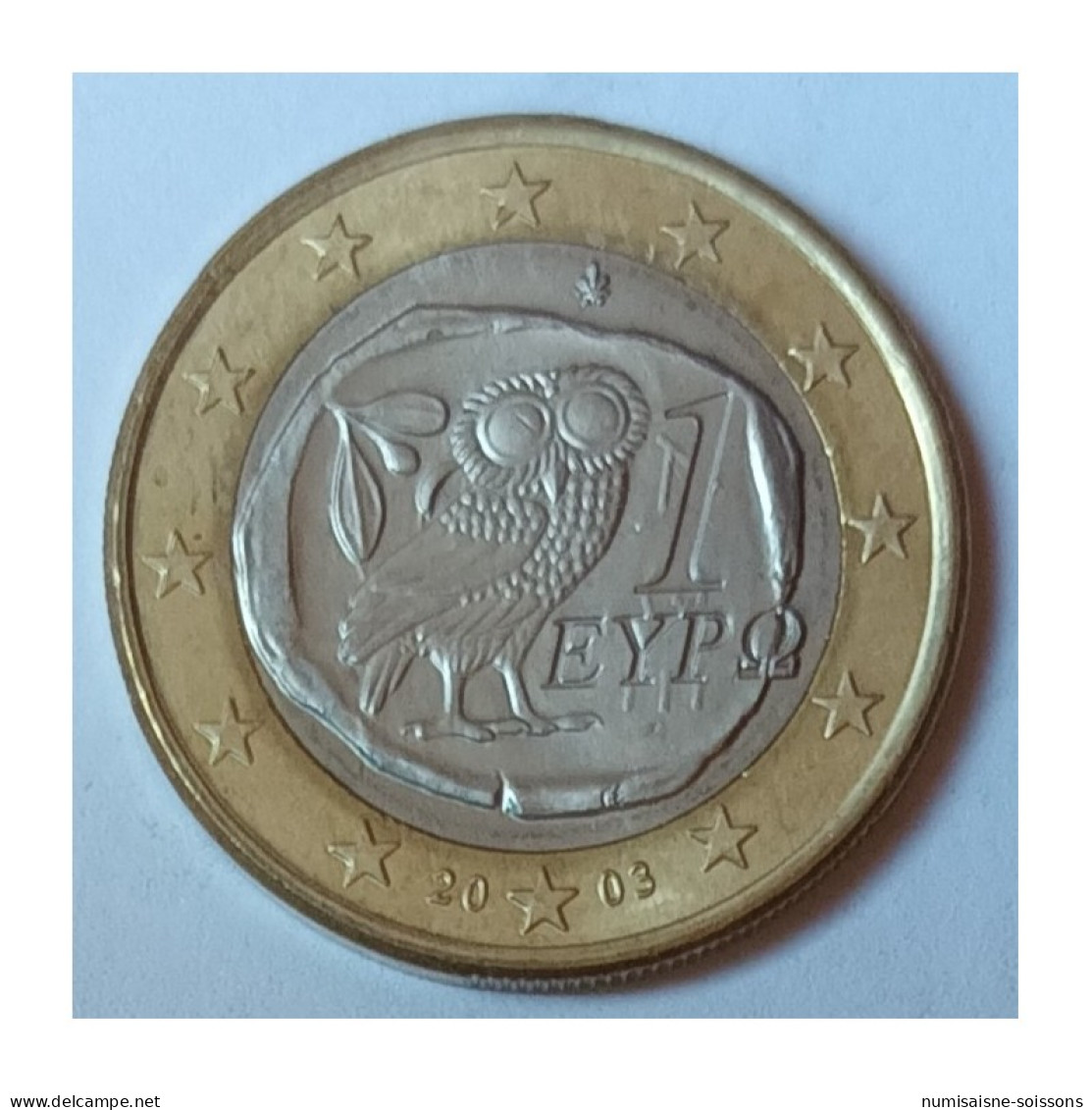 GRECE - 1 EURO 2003 - CHOUETTE D' ATHENES - SUPERBE A FLEUR DE COIN - SPL - Grèce