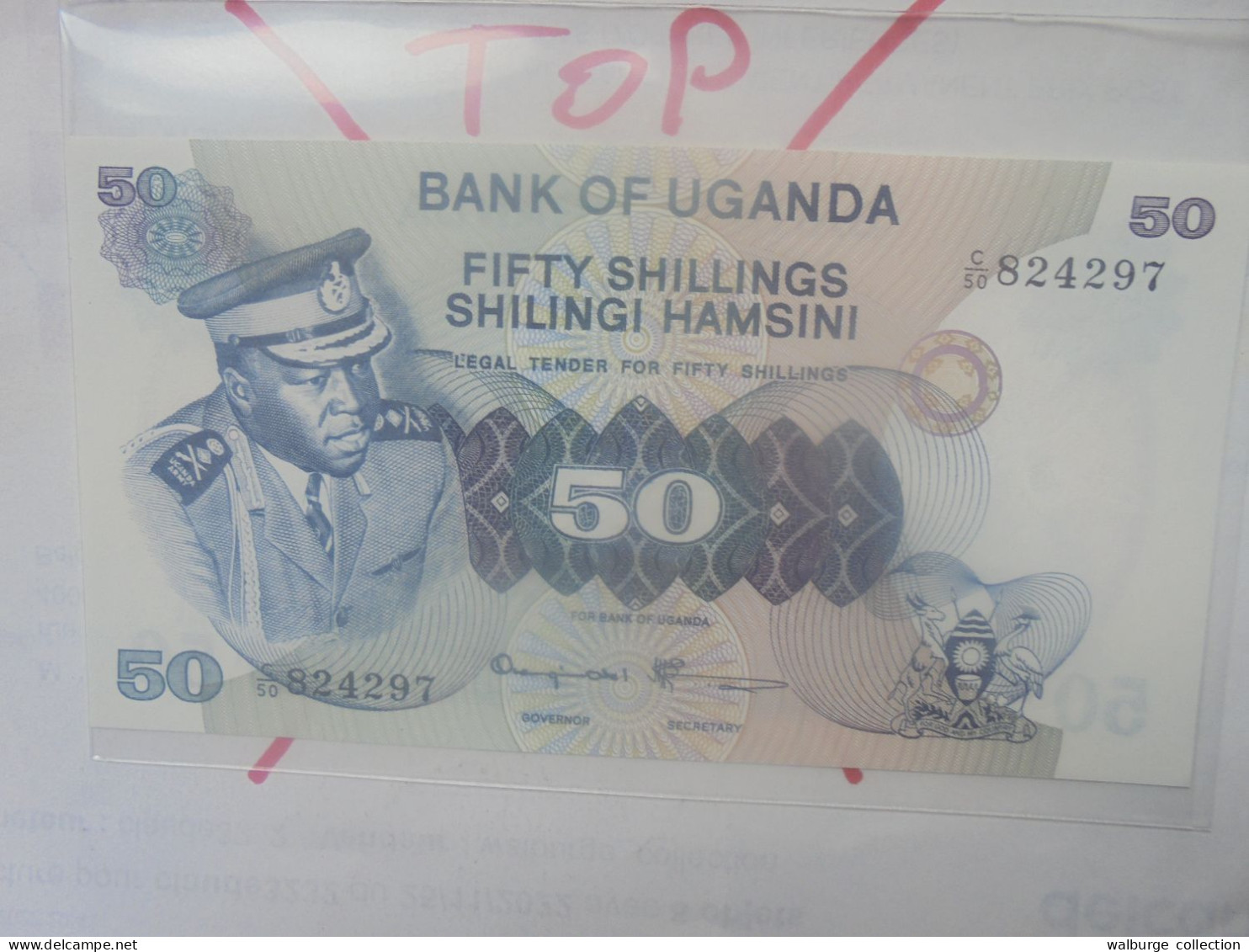 OUGANDA 50 SHILLINGS 1973 Neuf (B.33) - Ouganda