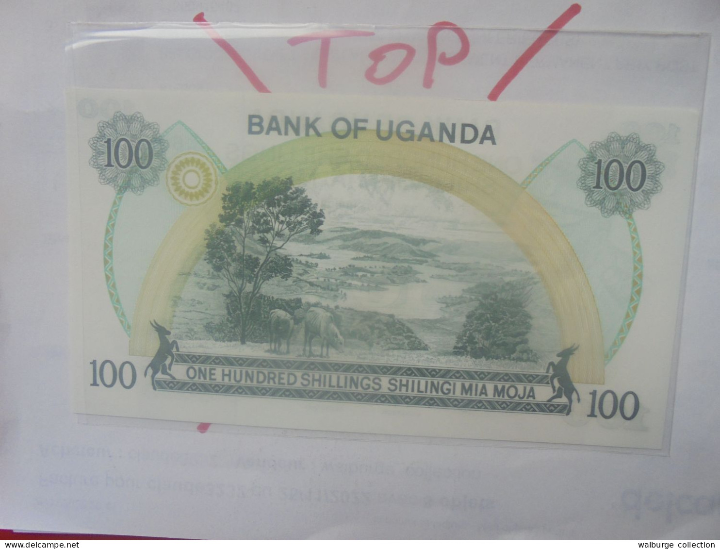 OUGANDA 100 SHILLINGS 1973 Neuf (B.33) - Oeganda