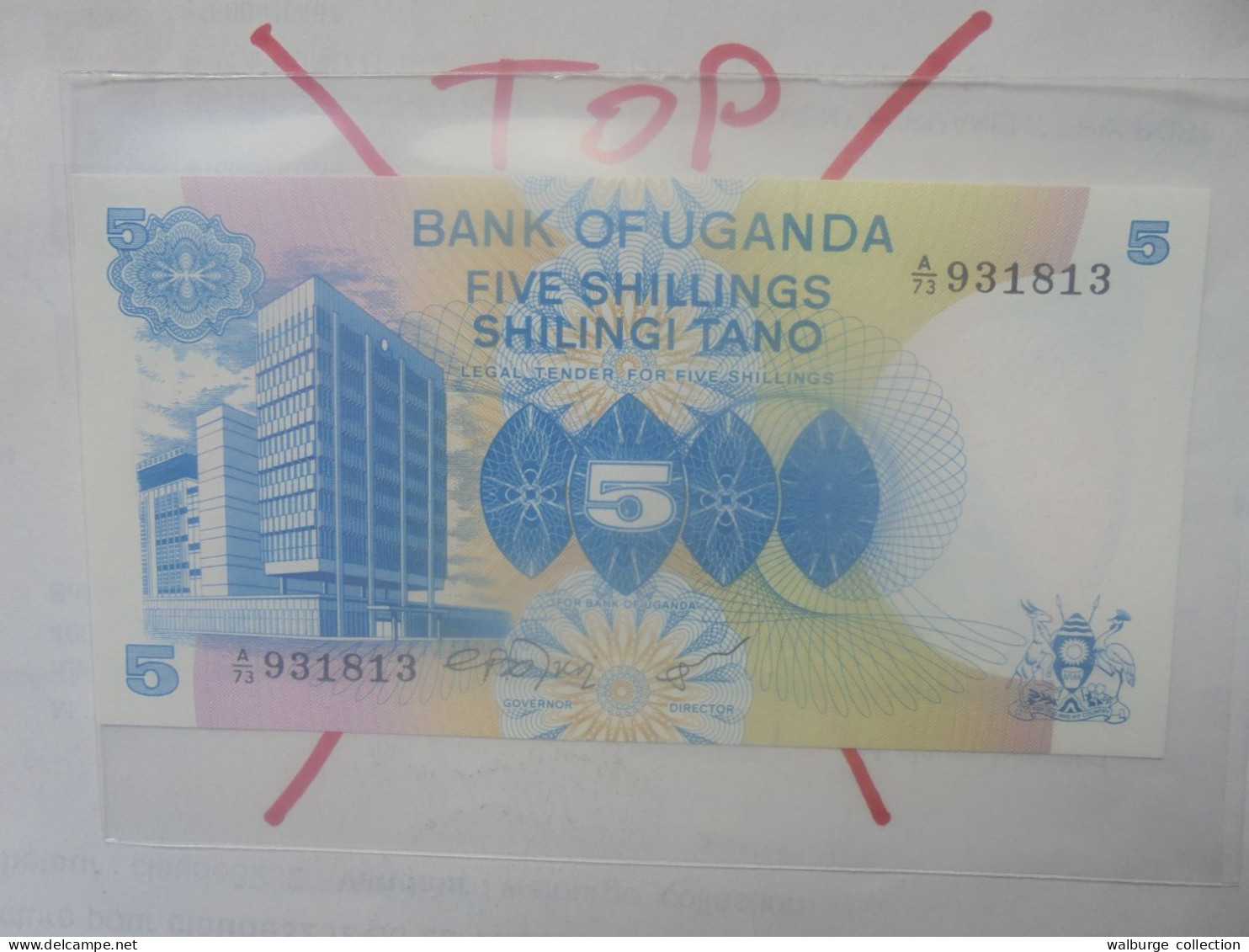 OUGANDA 5 SHILLINGS 1979 Neuf (B.33) - Uganda