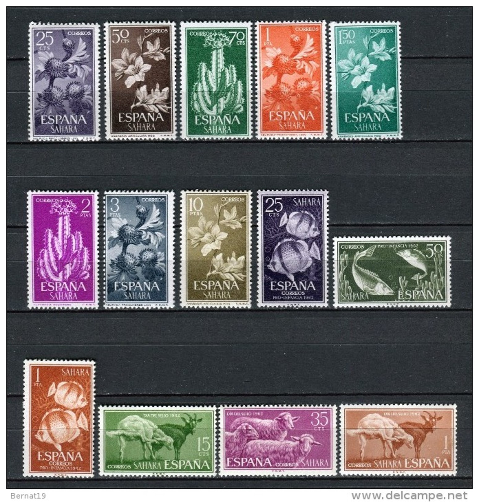 Sahara 1962. Completo ** MNH. - Spaanse Sahara