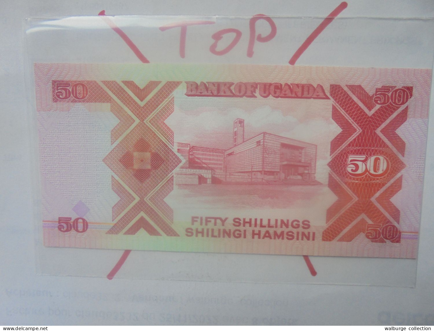 OUGANDA 50 SHILLINGS 1989 Neuf (B.33) - Ouganda