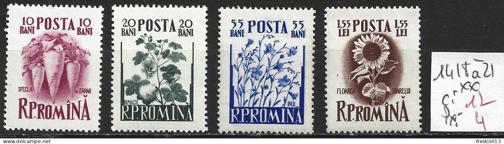 ROUMANIE 1418 à 21 ** Côte Côte 12 € - Unused Stamps