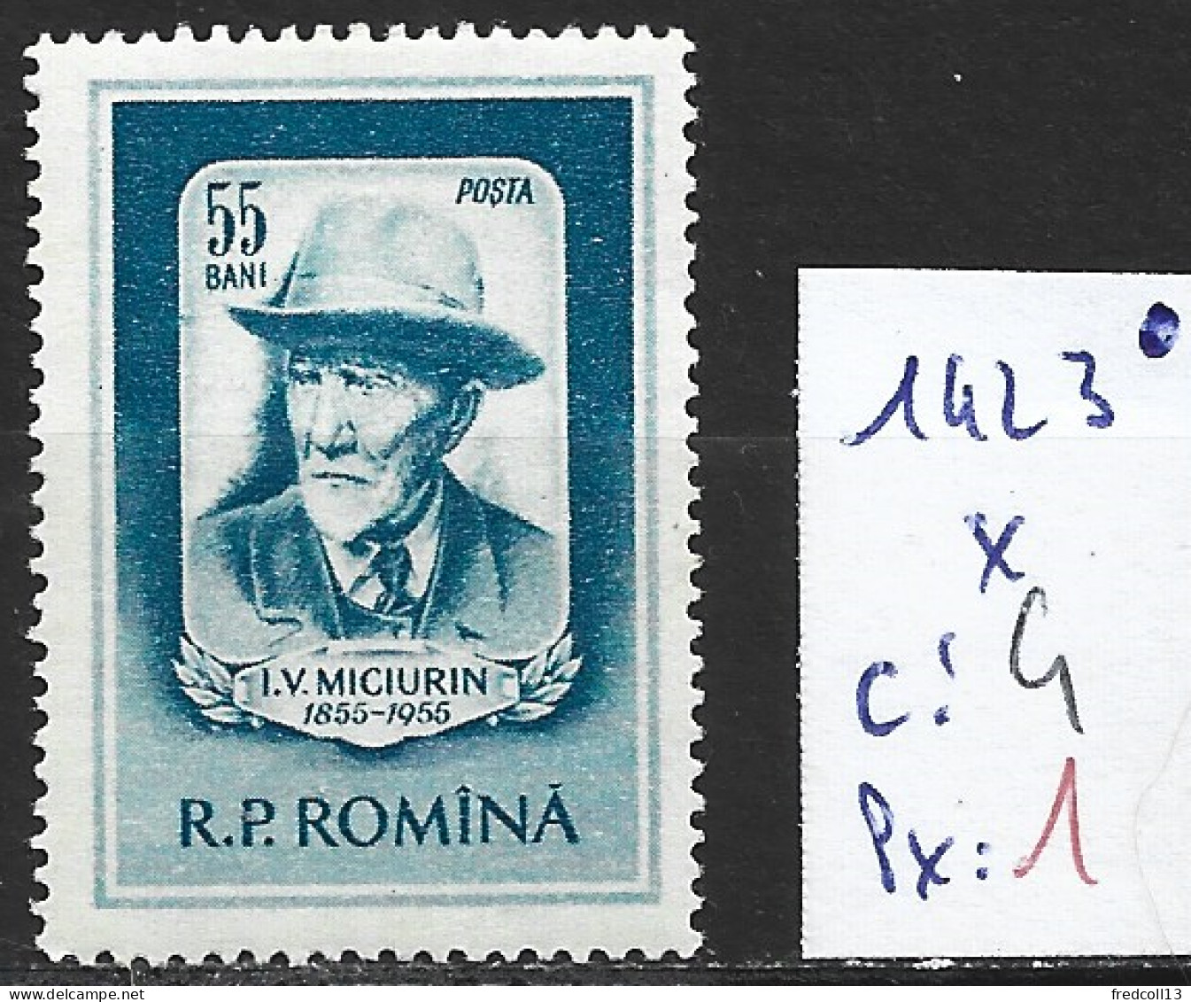 ROUMANIE 1423 * Côte Côte 4 € - Unused Stamps