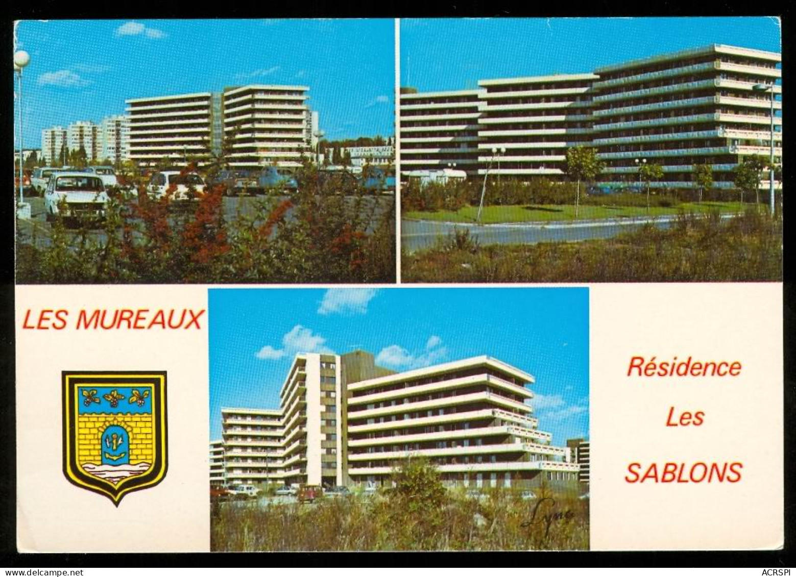 Les Mureaux Résidence Les Sablons édition Abeille Carte Rare - Les Mureaux