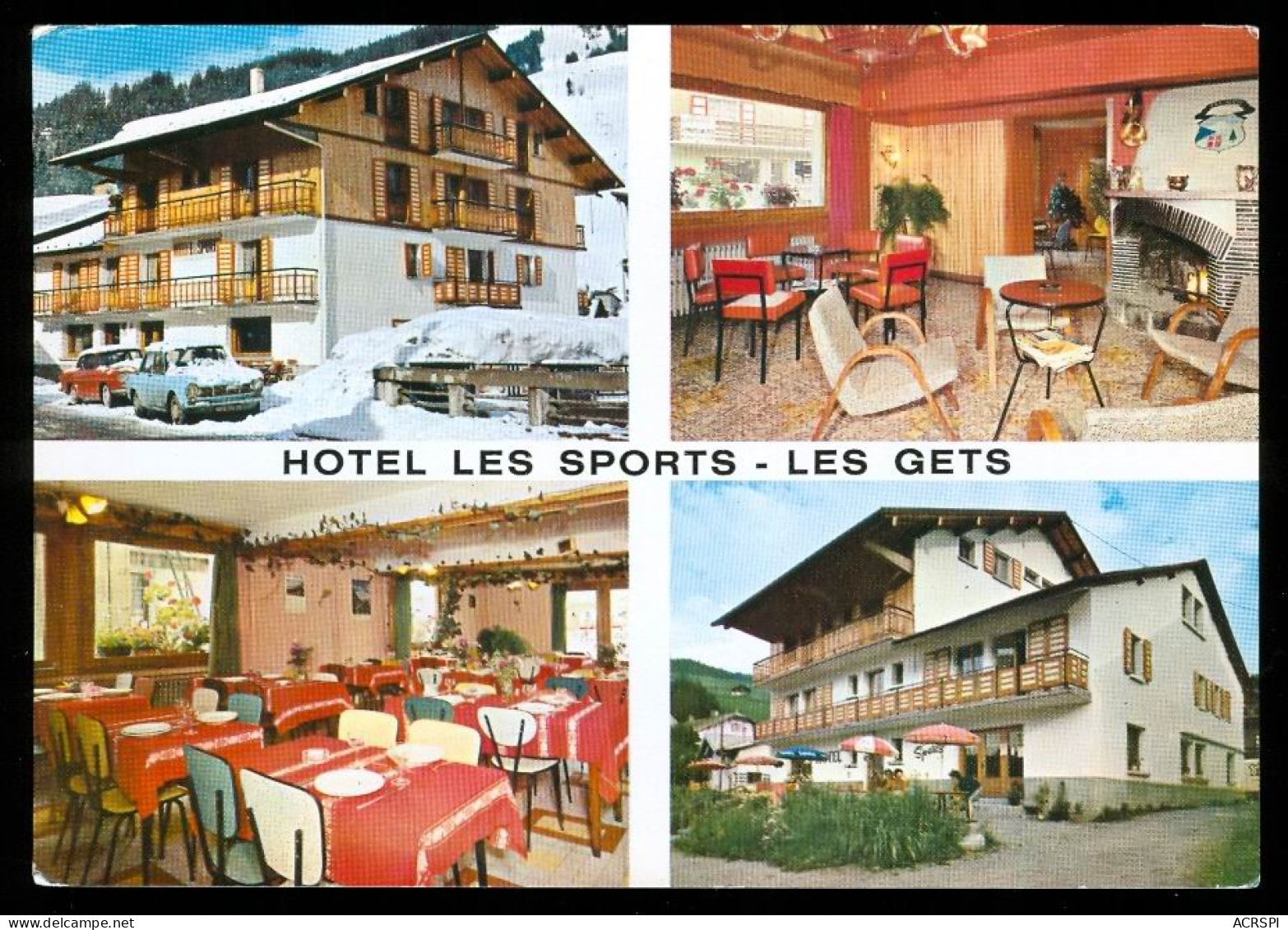 LES GETS  Hotel Les Sports édition Riproduz Carte Rare - Les Gets