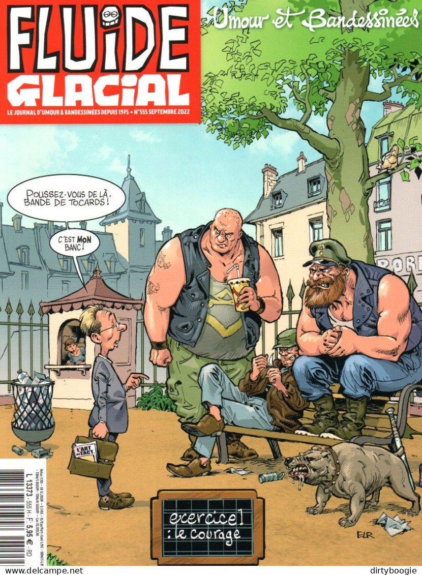 Fluide Glacial N° 555 - Septembre 2022 - Diego Aranega - Les Mémés - Mo/CDM - Lefred-Thouron - L'Abbé - Hugot - Casoar - Fluide Glacial