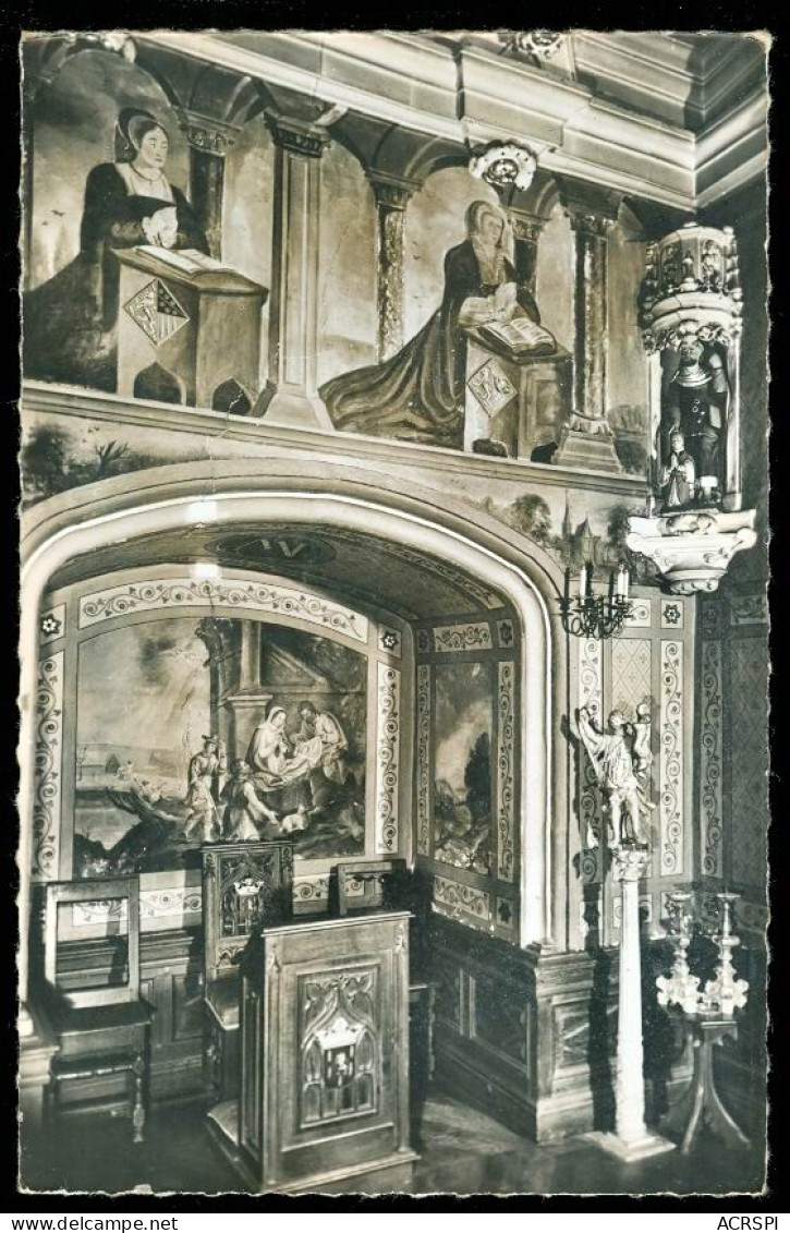 AINAY LE VIEIL Intérieur De L'église édition  J.ROUSSEAU Carte Rare - Ainay-le-Vieil