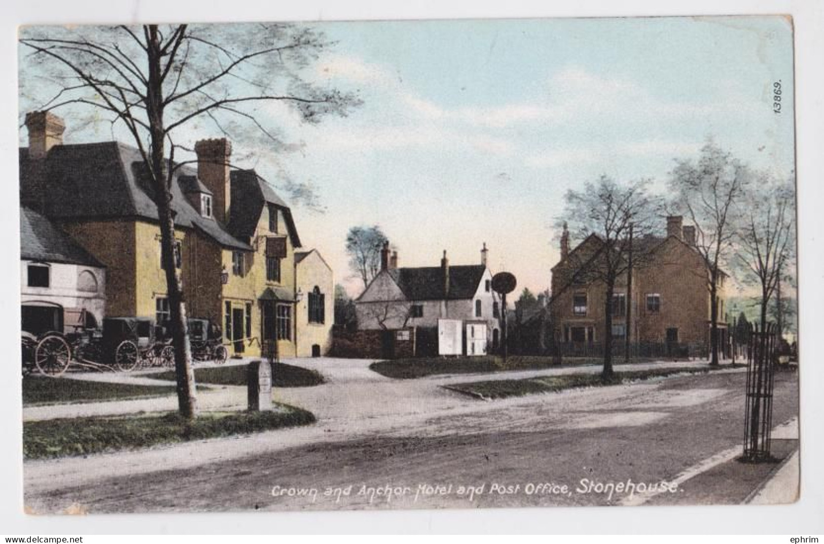 Stonehouse Glos Crown And Anchor Hotel Post Office - Andere & Zonder Classificatie