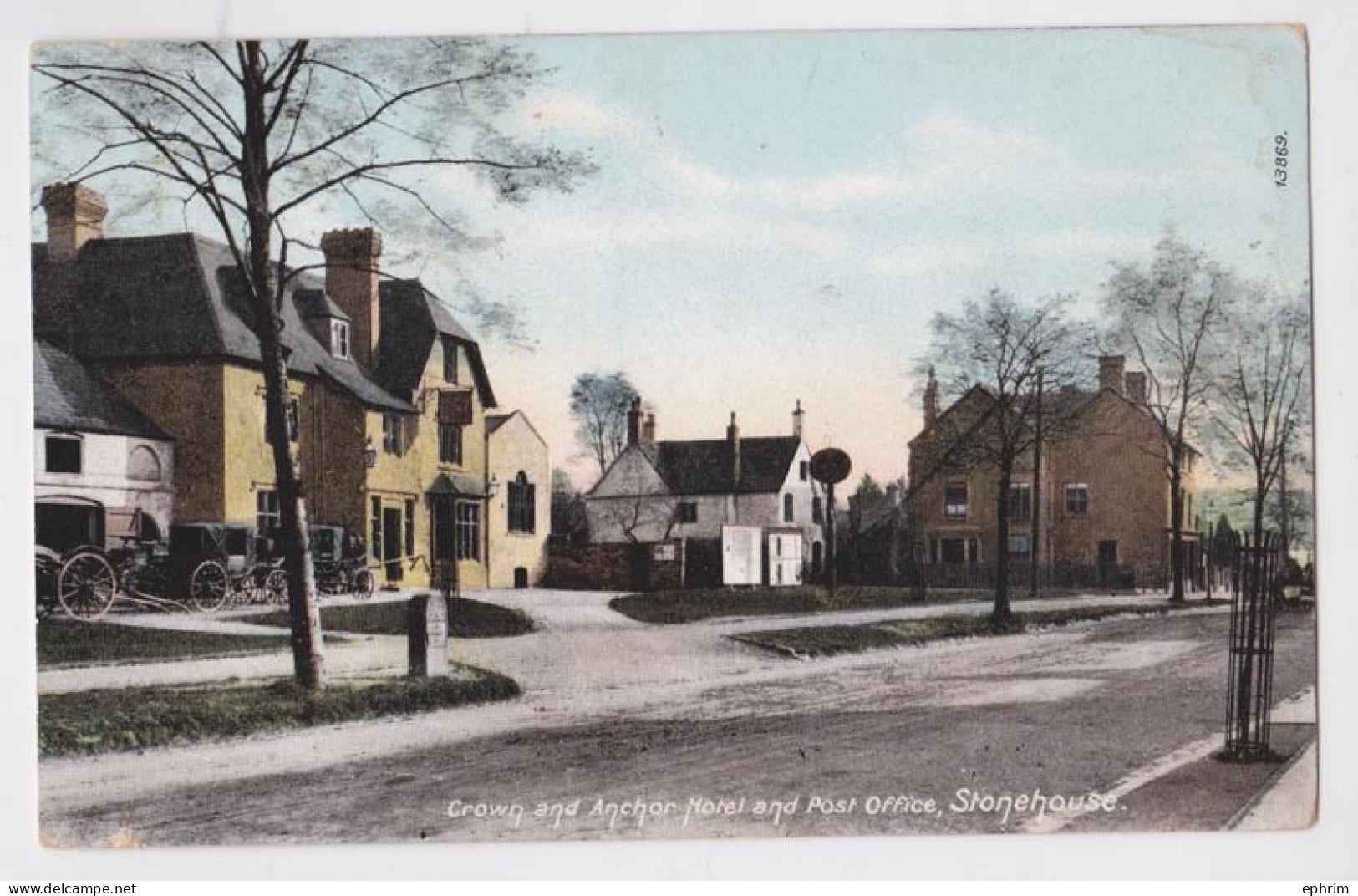 Stonehouse Glos Crown And Anchor Hotel Post Office - Altri & Non Classificati