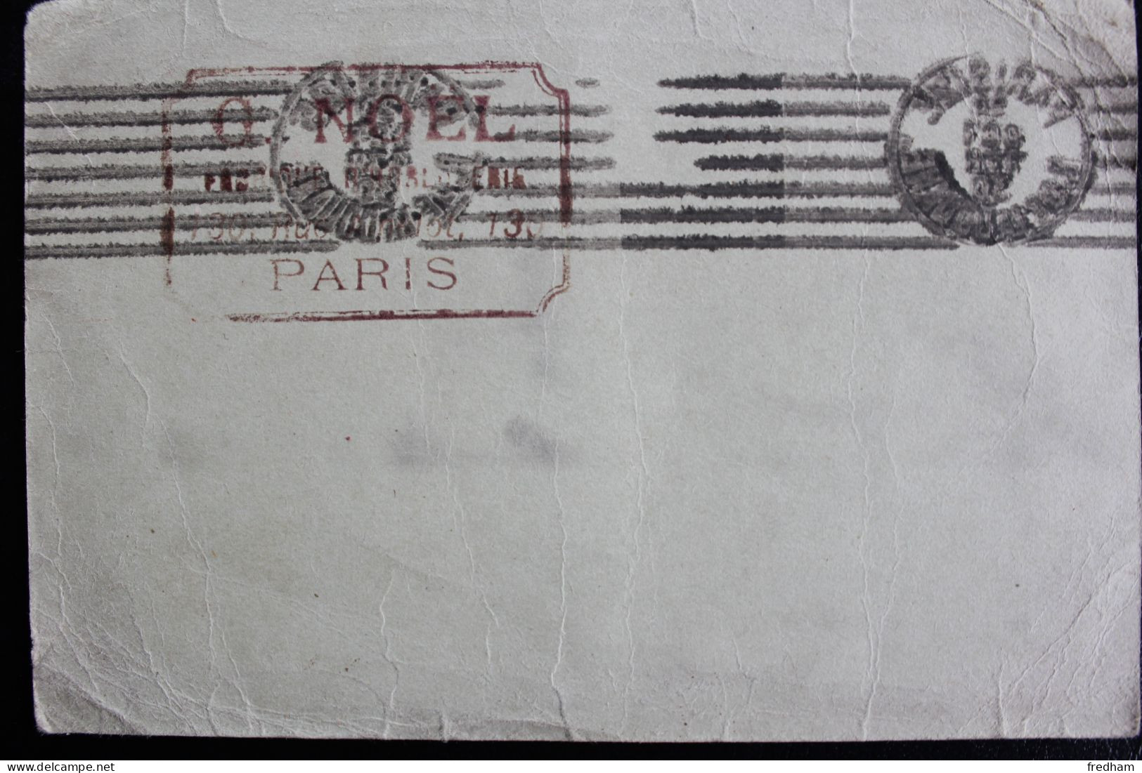 ENTIER CP SEMEUSE 40C OUTREMER SUR GRIS VERT TYPE II OMEC SS FIN PARIS 125 RUE DE LA DOUANE DU 20/10/30 - Cartes Postales Types Et TSC (avant 1995)