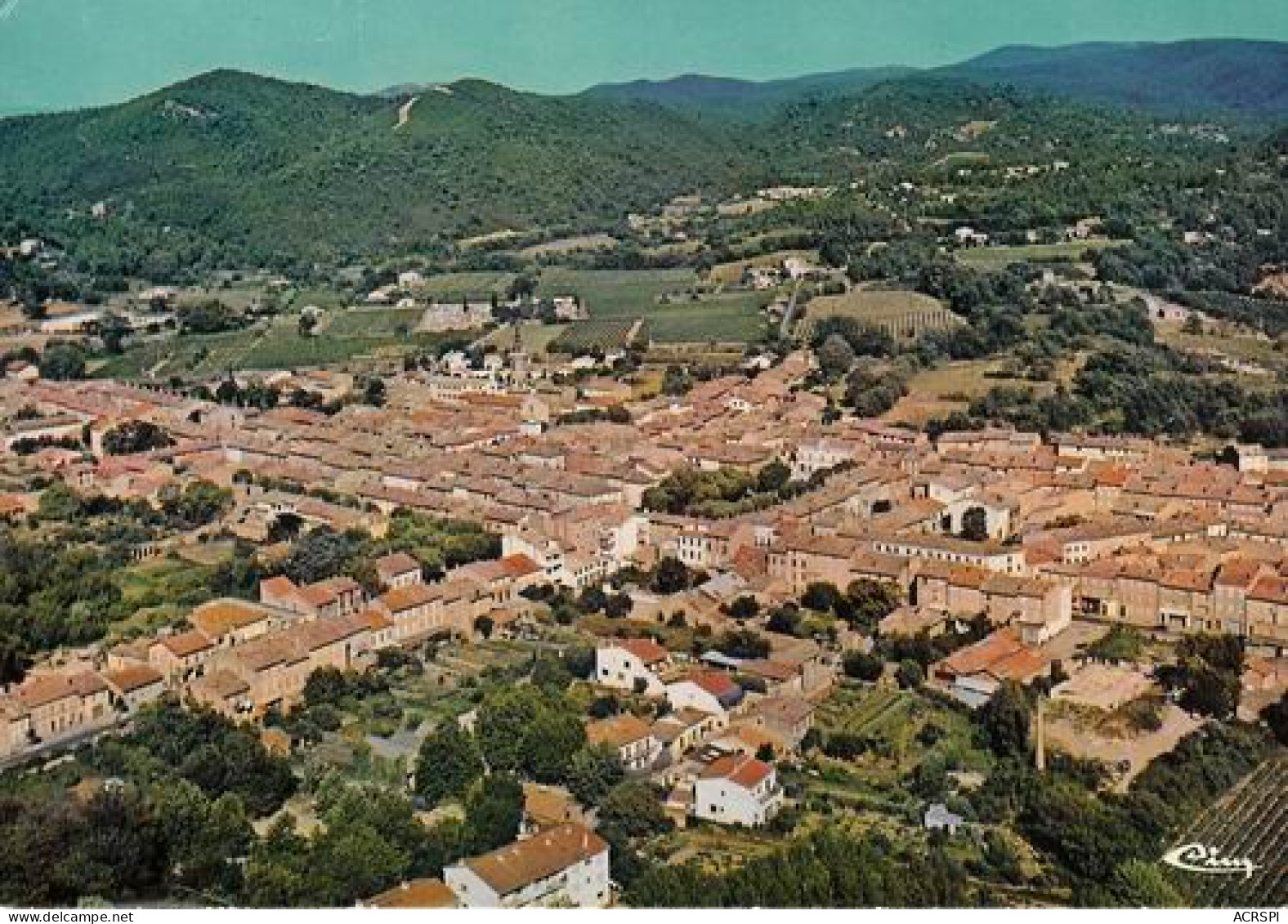 VIDAUBAN Vue Aerienne  En 1982 édition Combier  Carte Rare Et Trés Belle  - Vidauban