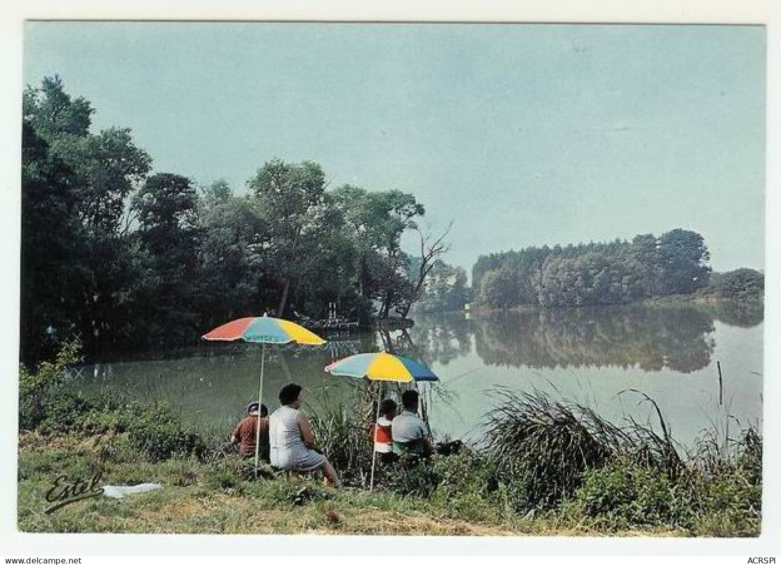 ARDRES  Journée De Pèche Sur Le Lac Année 1971 Editions Estel  - Ardres