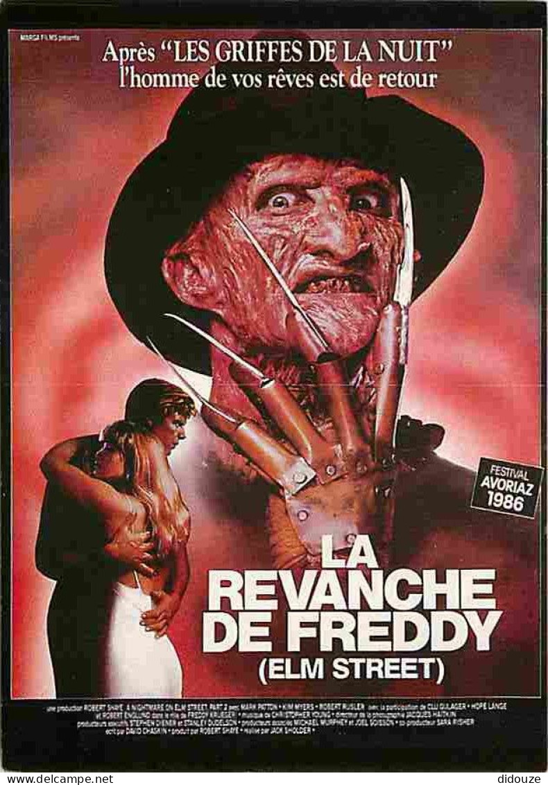 Cinema - Affiche De Film - La Revanche De Freddy - Elm Street - CPM - Voir Scans Recto-Verso - Affiches Sur Carte