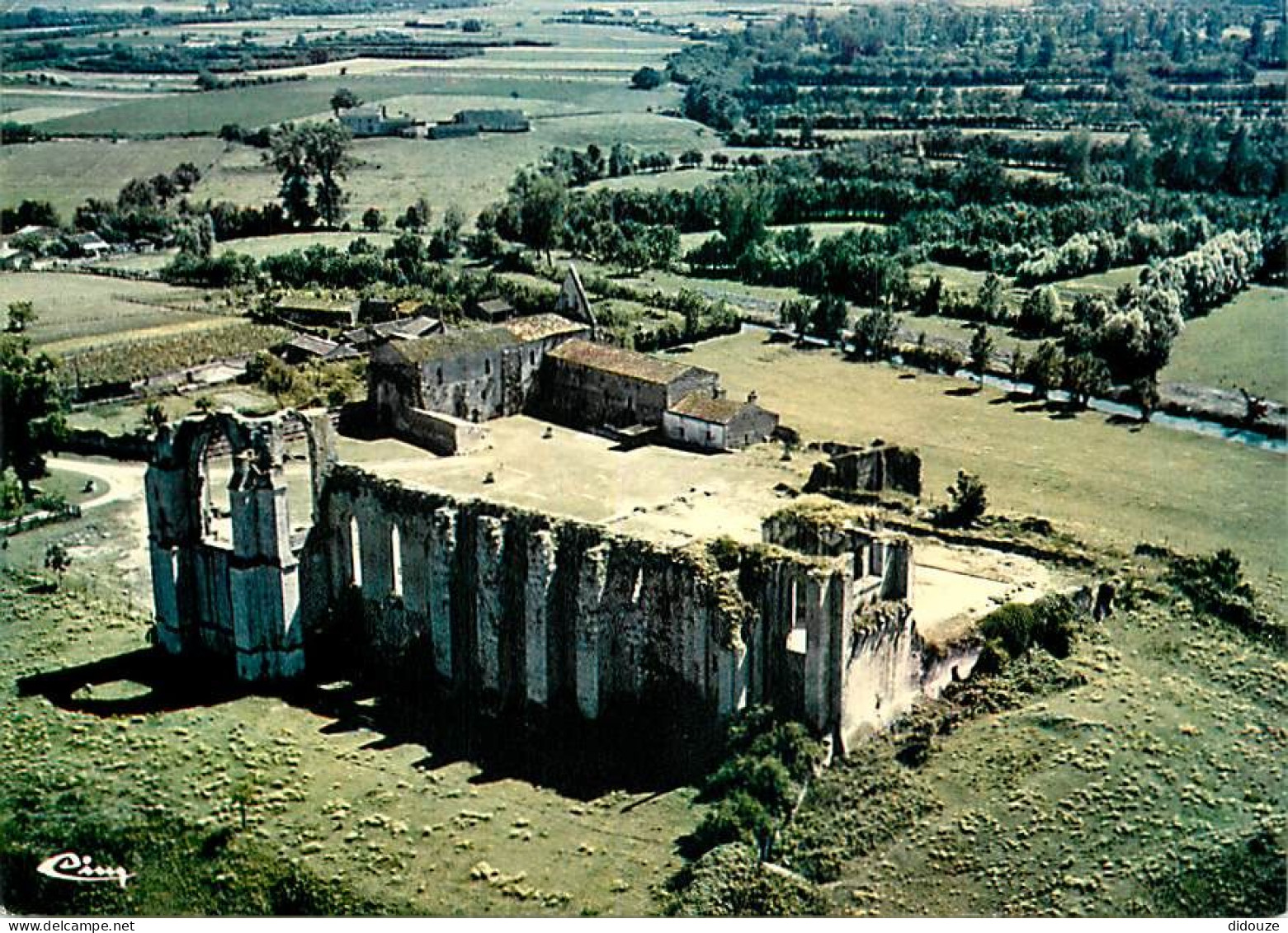 85 - Maillezais - L'Abbaye Saint Pierre - Vue Aérienne - CPM - Voir Scans Recto-Verso - Maillezais