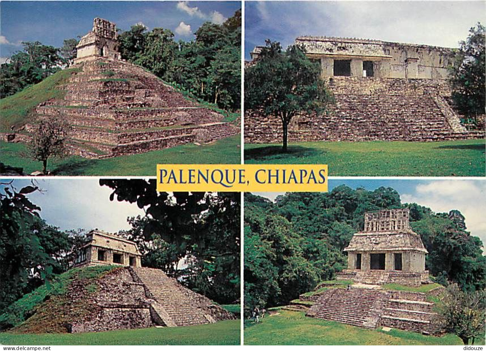 Mexique - Mexico - Palenque - Chiapas - Multivues - Temples - CPM - Carte Neuve - Voir Scans Recto-Verso - Mexique