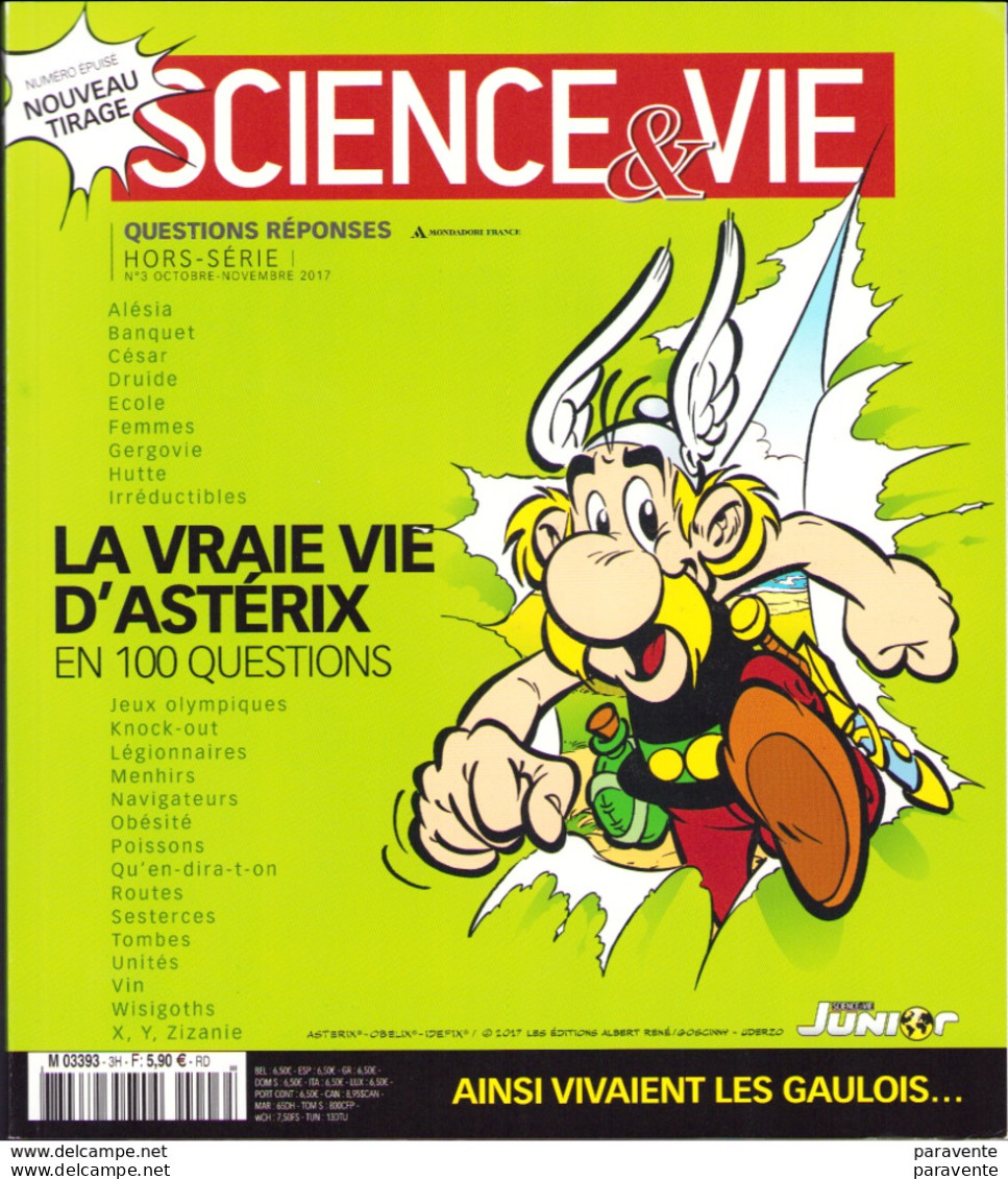 ASTERIX : Magazine SCIENCES ET VIE Hors Série 3 - Astérix