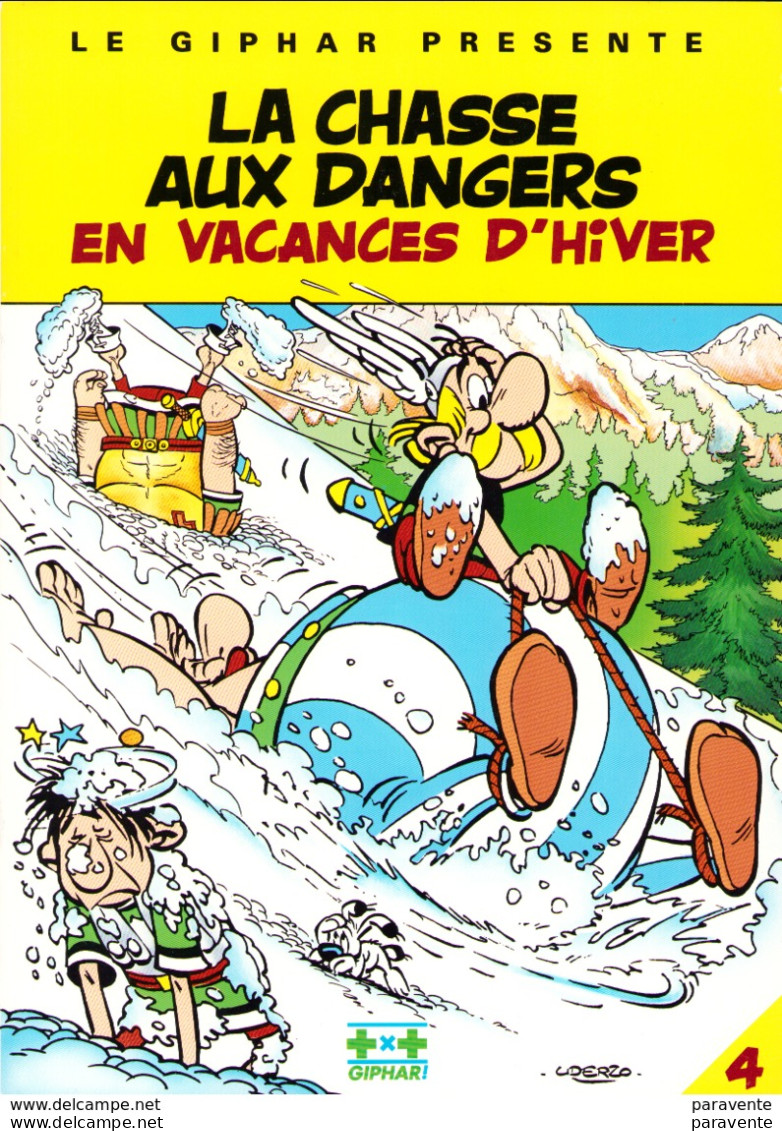 ASTERIX : Album Souple CHASSE AUX DANGERS DE L'HIVER - Astérix