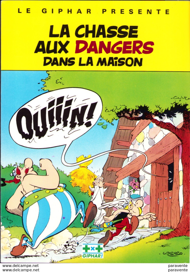 ASTERIX : Album Souple CHASSE AUX DANGERS DE LA MAISON - Astérix