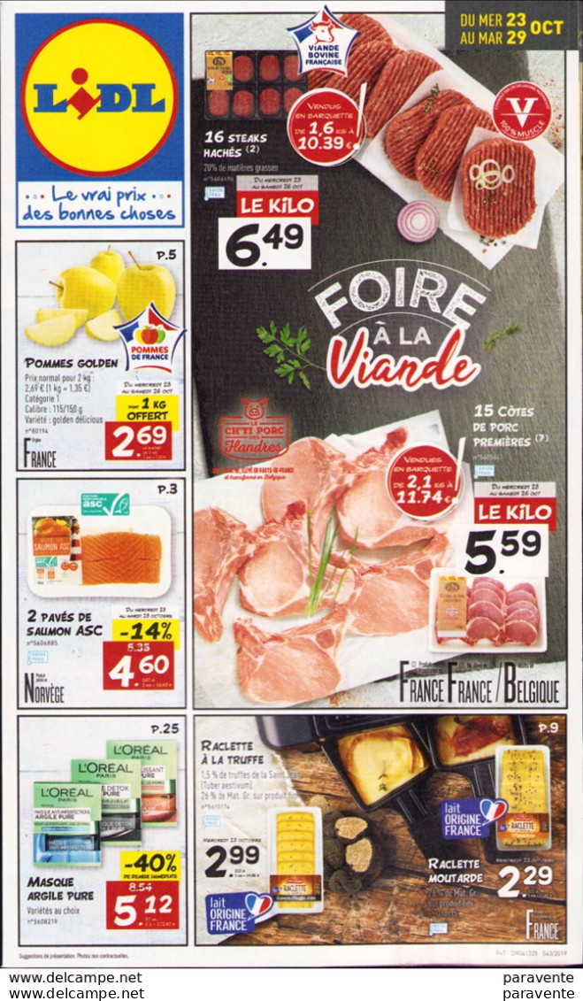 ASTERIX : Catalogue LIDL Octobre 2019 - Asterix