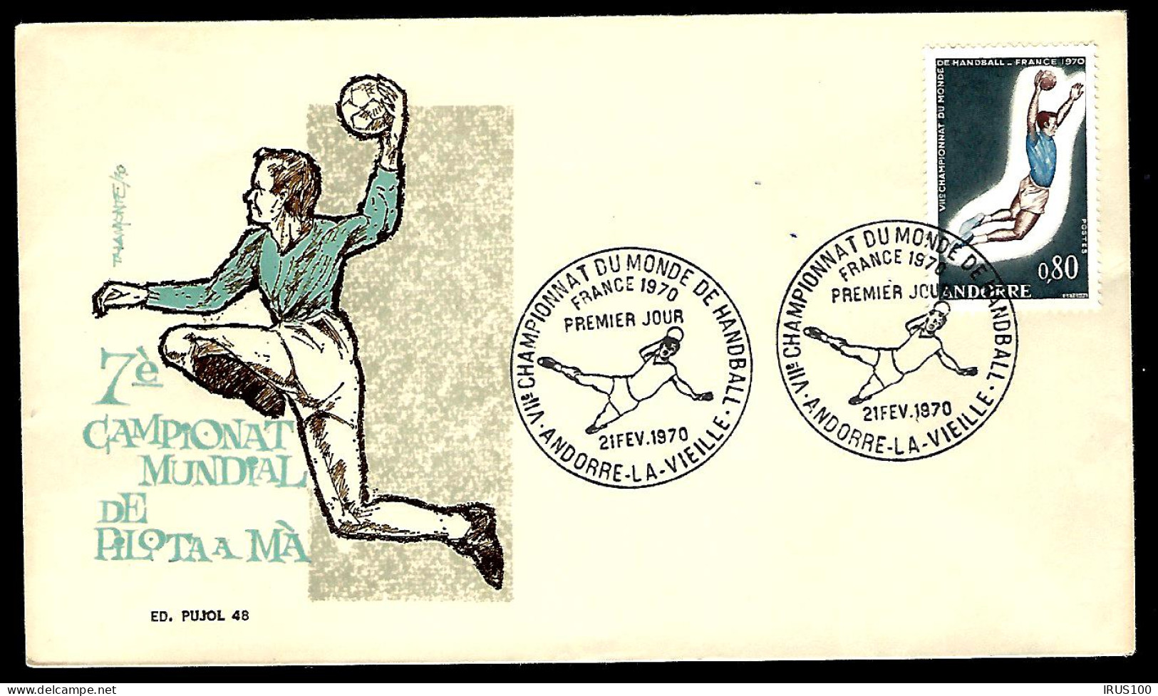 CHAMPIONNAT DU MONDE DE HANDBALL - ANDORRE - 1970 - - Pallamano