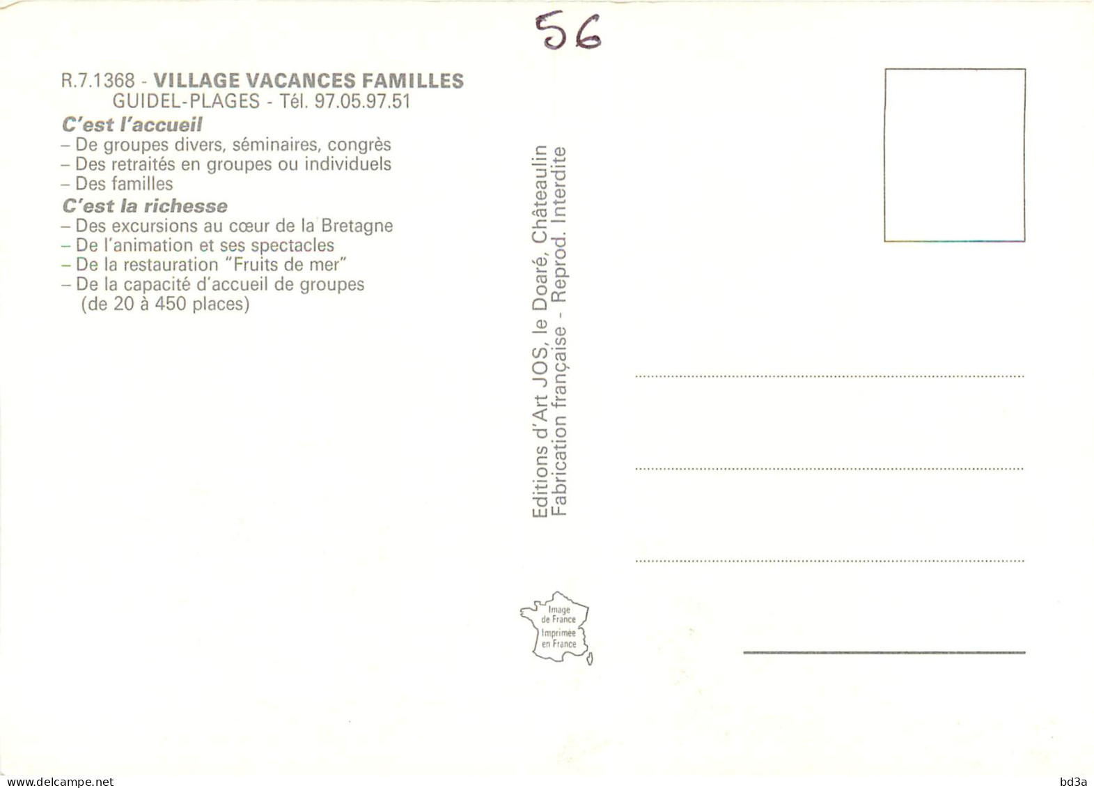 56 - GUIDEL - V.V.F. - MULTIVUES - Guidel