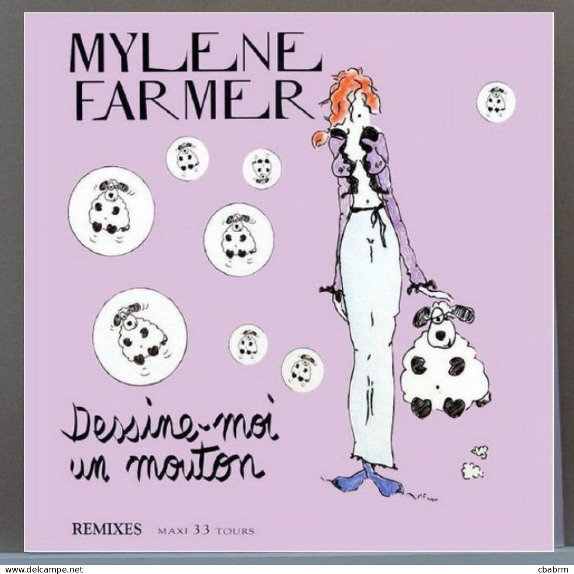 MAXI 45 TOURS MYLENE FARMER DESSINE-MOI UN MOUTON - POLYDOR 587 919 1 En 2000 - 45 T - Maxi-Single