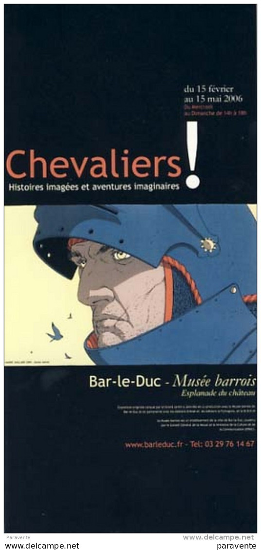 JUILLARD : Flyer Exposition CHEVALIERS - Juillard