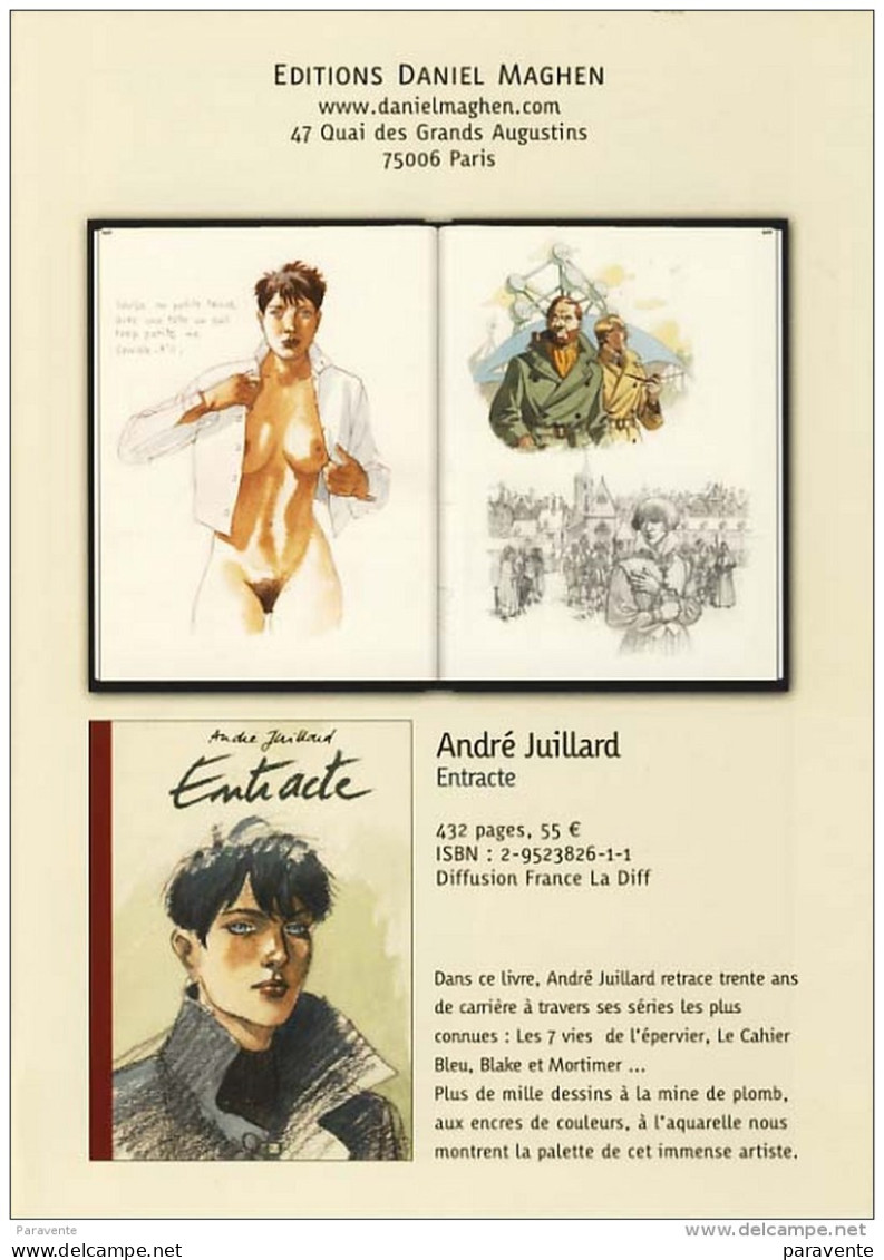 JUILLARD : Lot ENTRACTE  (5 Objets) - Juillard