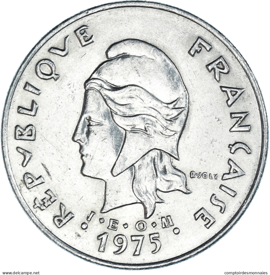 Monnaie, Polynésie Française, 50 Francs, 1975 - Polynésie Française
