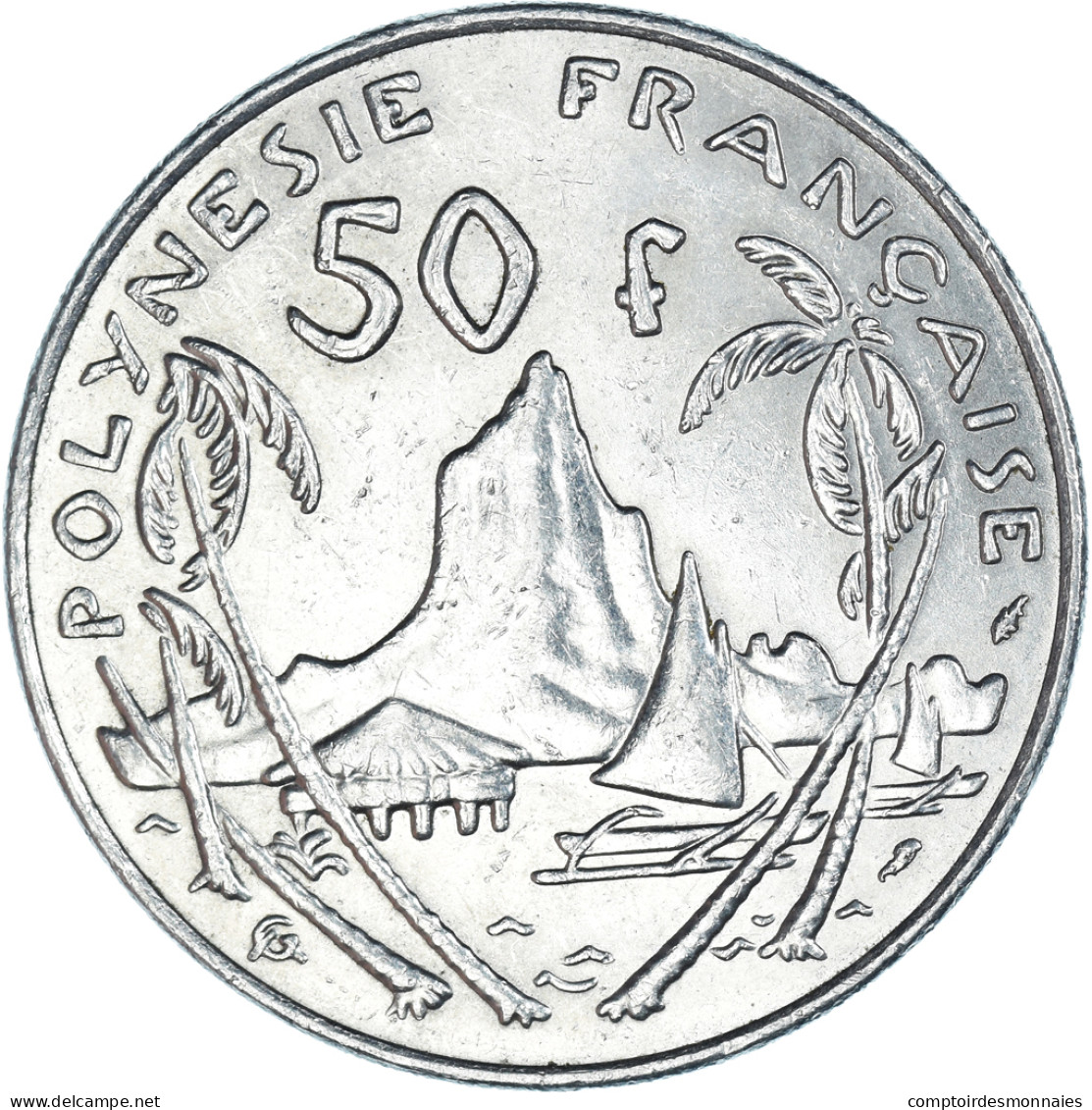 Monnaie, Polynésie Française, 50 Francs, 1975 - Frans-Polynesië