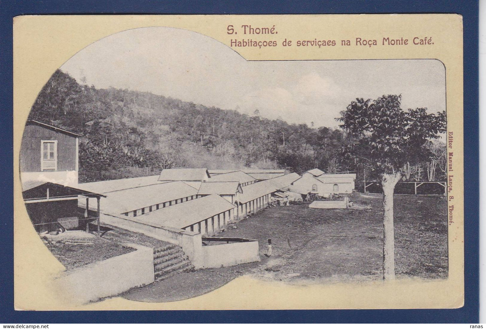 CPA Sao Tome Et Principe Non Circulée Afrique Noire Angola Colonie Portugal - Sao Tome And Principe