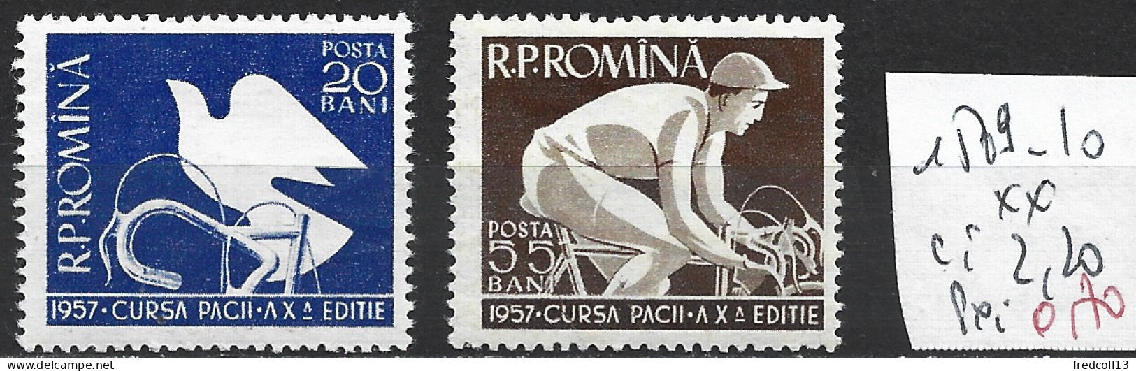 ROUMANIE 1509-10 ** Côte Côte 2.20 € - Unused Stamps