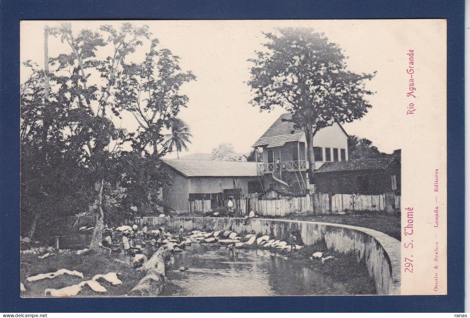 CPA Sao Tome Et Principe Non Circulée Afrique Noire Angola Colonie Portugal - Sao Tome And Principe