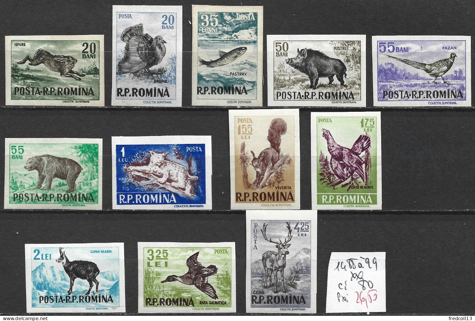 ROUMANIE 1488 à 99 ** Côte Côte 80 € - Unused Stamps