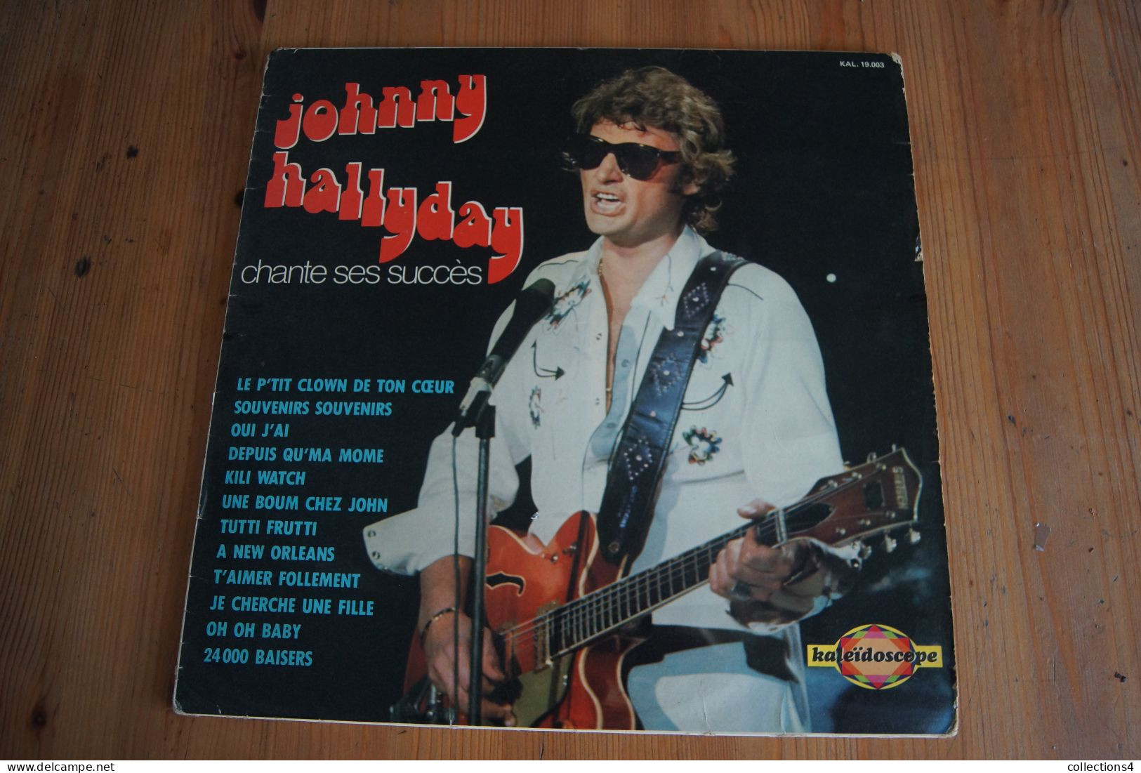 JOHNNY HALLYDAY CHANTE SES SUCCES LP 1976 VALEUR+  TITRES VOGUE - Rock