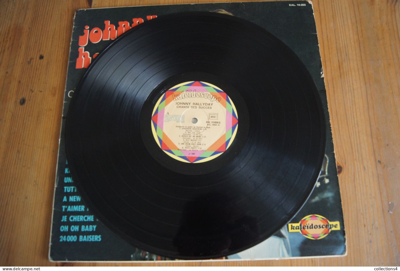 JOHNNY HALLYDAY CHANTE SES SUCCES LP 1976 VALEUR+  TITRES VOGUE - Rock