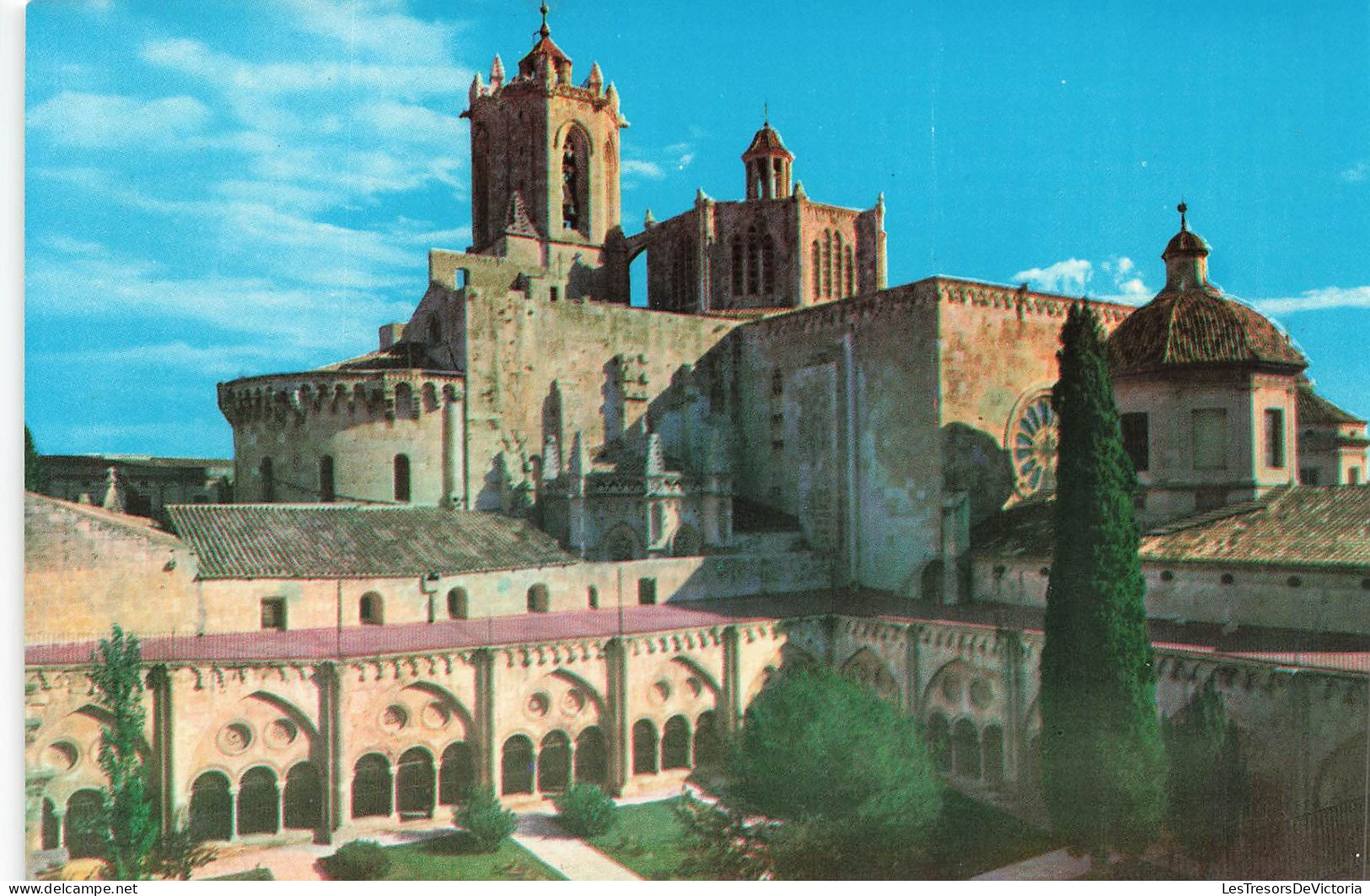 ESPAGNE - Tarragona - Cathédrale - Jardin De La Cloître Et Clocher - Carte Postale - Tarragona
