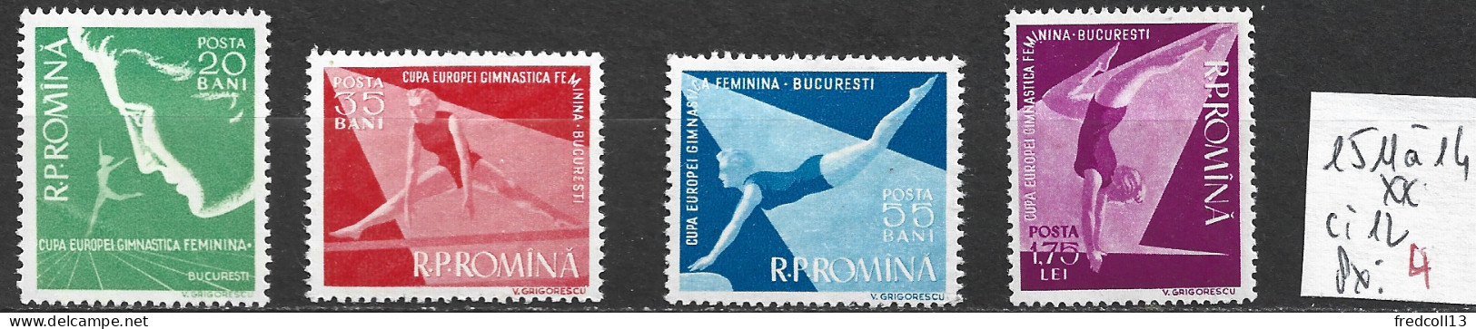 ROUMANIE 1511 à 14 ** Côte Côte 12 € - Unused Stamps