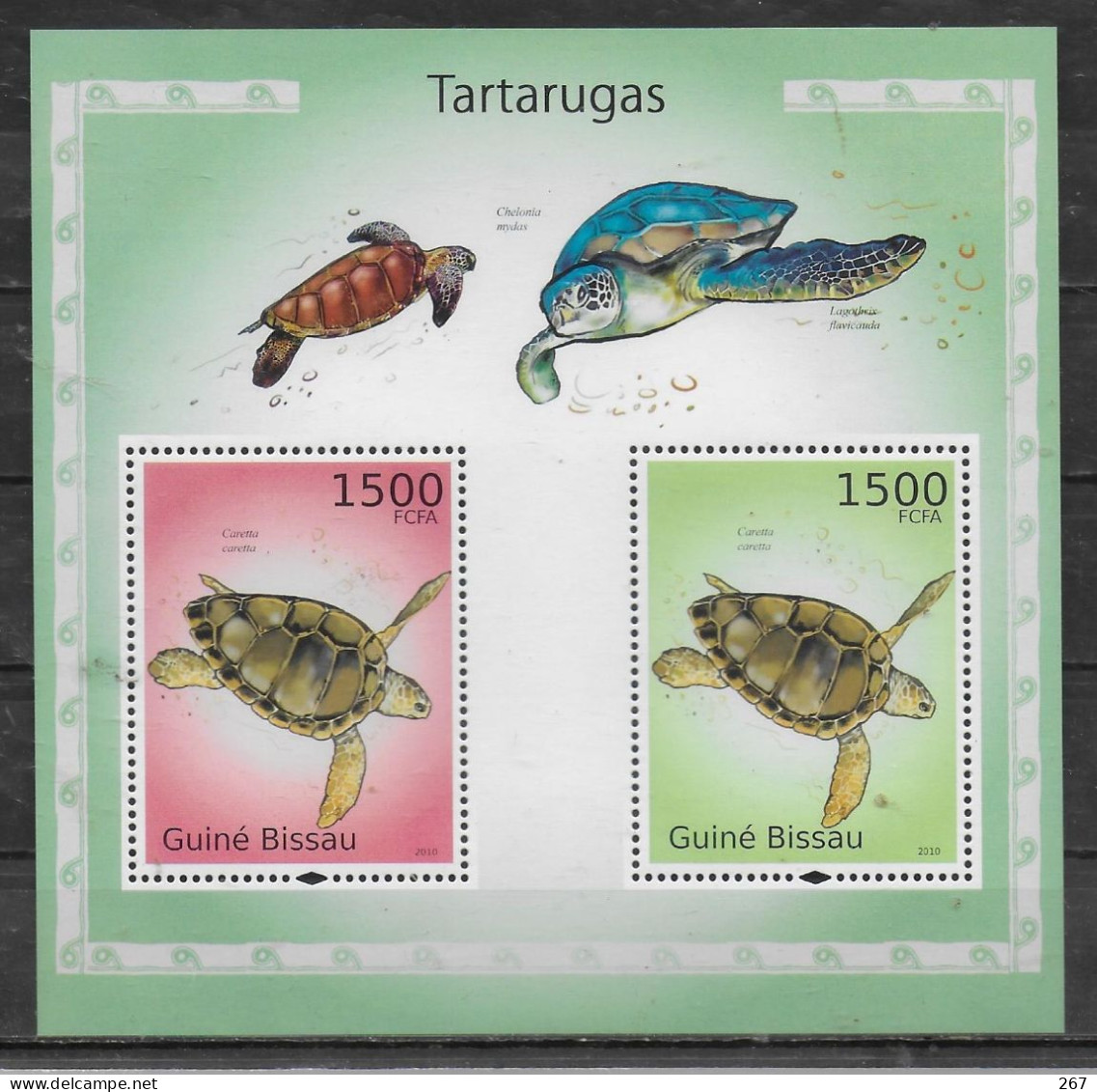 GUINEE BISSAU  BF  547 * * ( Cote 16e )  Tortues - Turtles