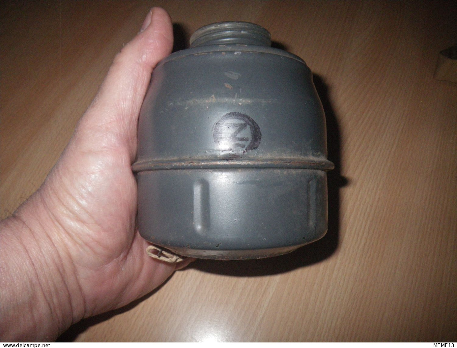 Masque à gaz C38 + cartouche France WW2