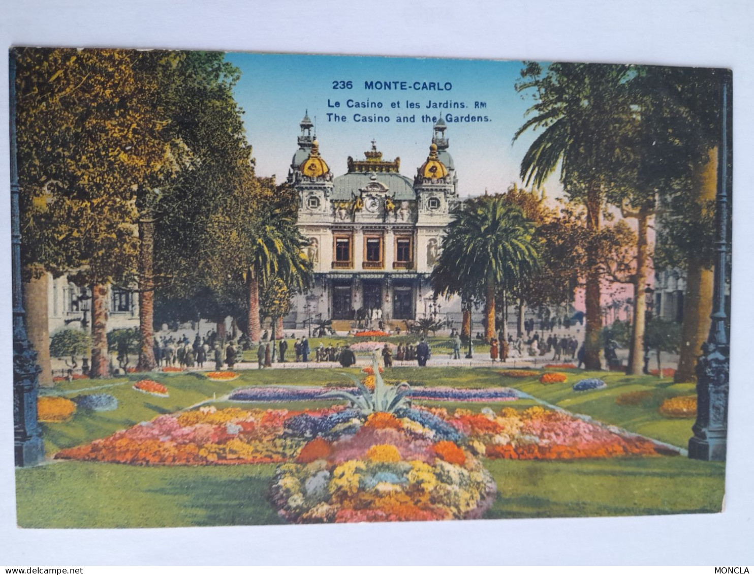 MONTE-CARLO VERS 1930.LES JARDINS DU CASINO. - Jardin Exotique