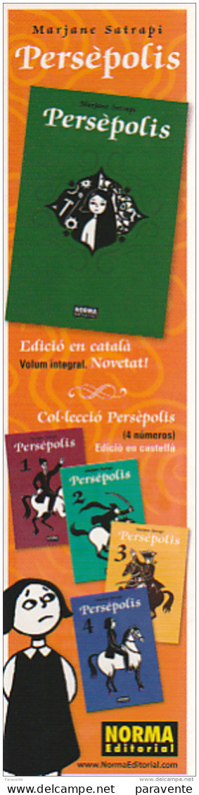 Marque Page BD Edition NORMA (Espagne) Par SATRAPI Pour Persepolis - Marque-pages