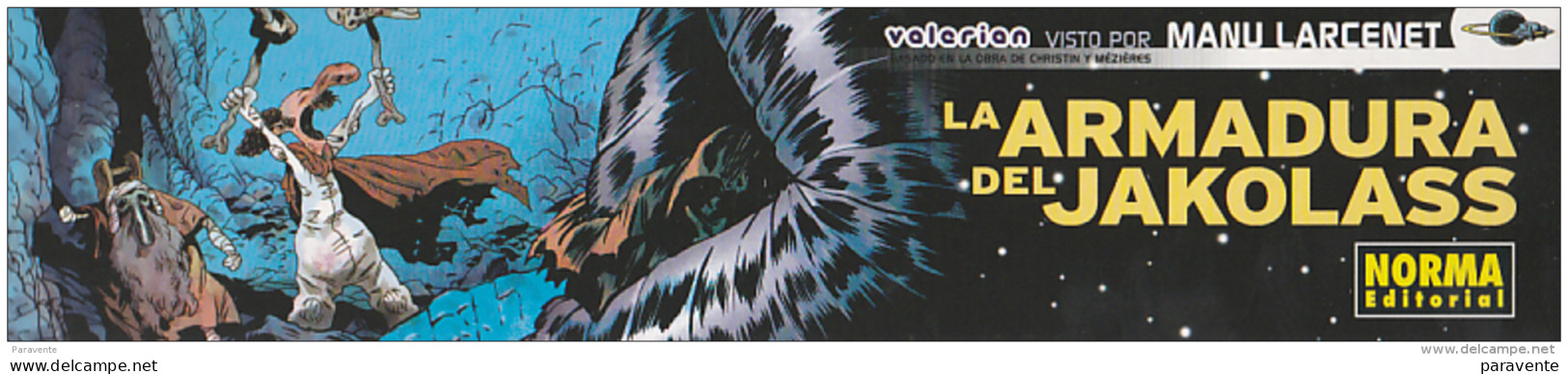 Marque Page BD Edition NORMA (Espagne) Par LARCENET Pour Valerian - Bookmarks