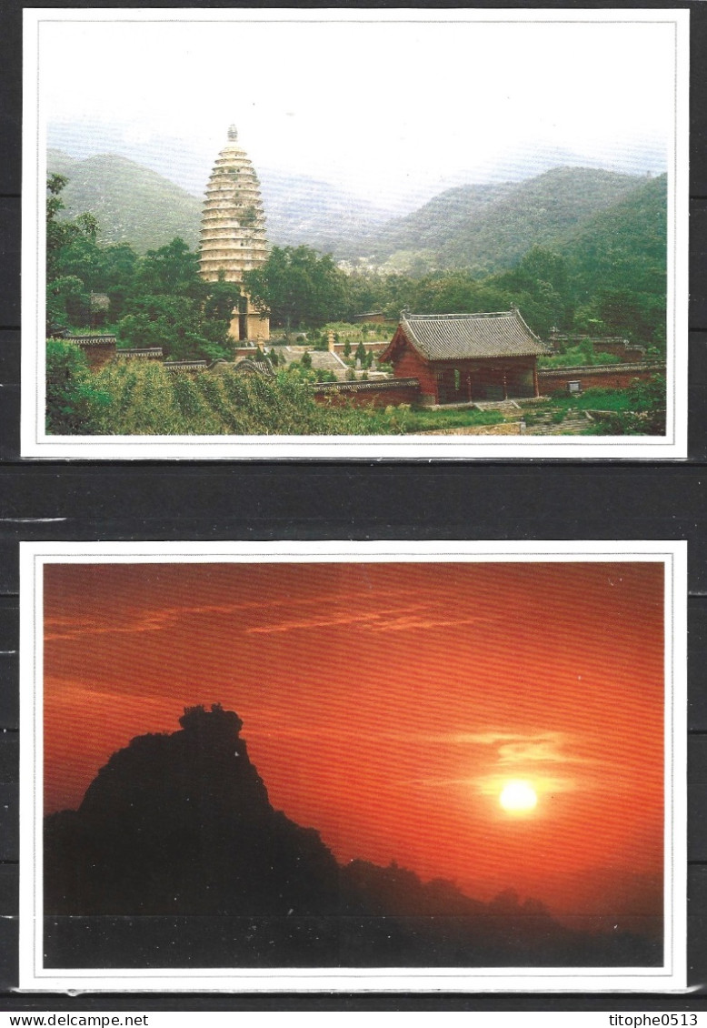 CHINE. 5 Cartes Postales Pré-timbrées Avec Oblitération 1er Jour De 1999. Beautés De La Chine. - Cartoline Postali