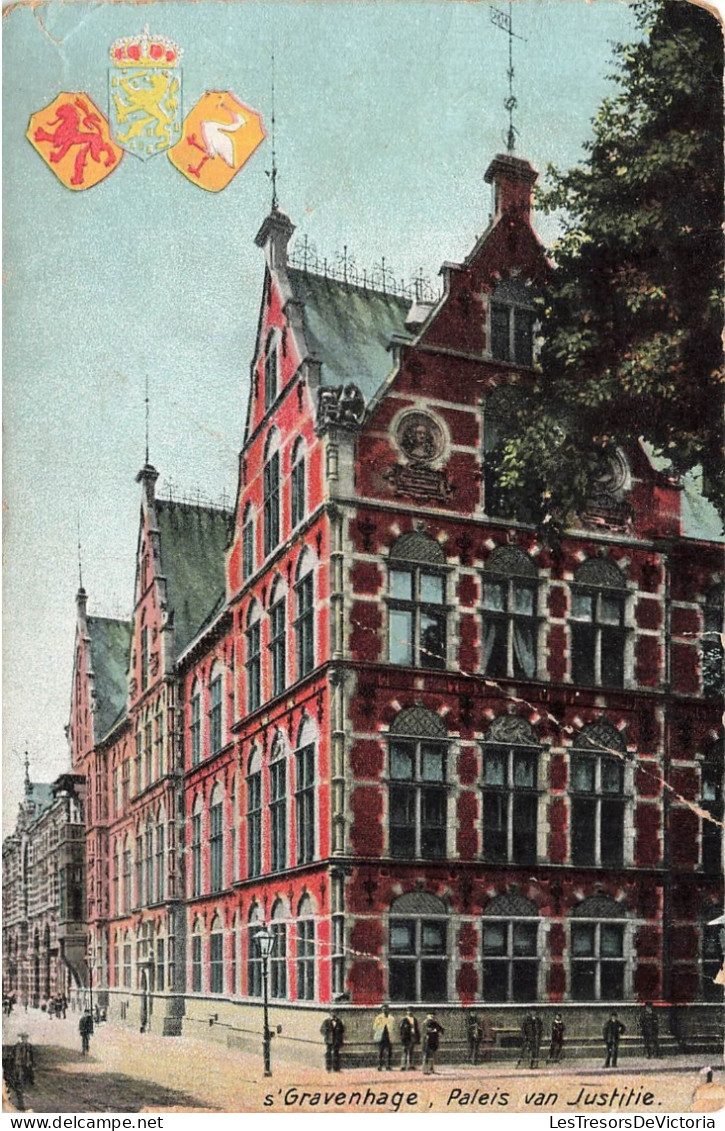 PAYS-BAS - S'Gravenhage - Paleis Van Justitie - Vue Générale - Des Personnes - Carte Postale Ancienne - Den Haag ('s-Gravenhage)