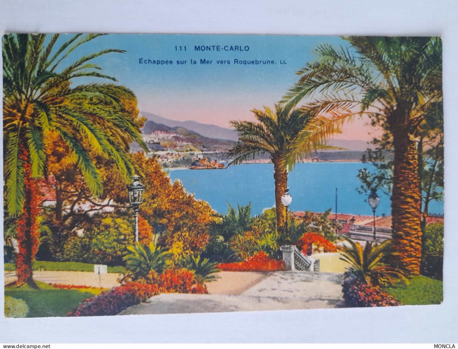 MONTE-CARLO VERS 1930.LE PANORAMA VERS ROQUEBRUNE. - Multi-vues, Vues Panoramiques