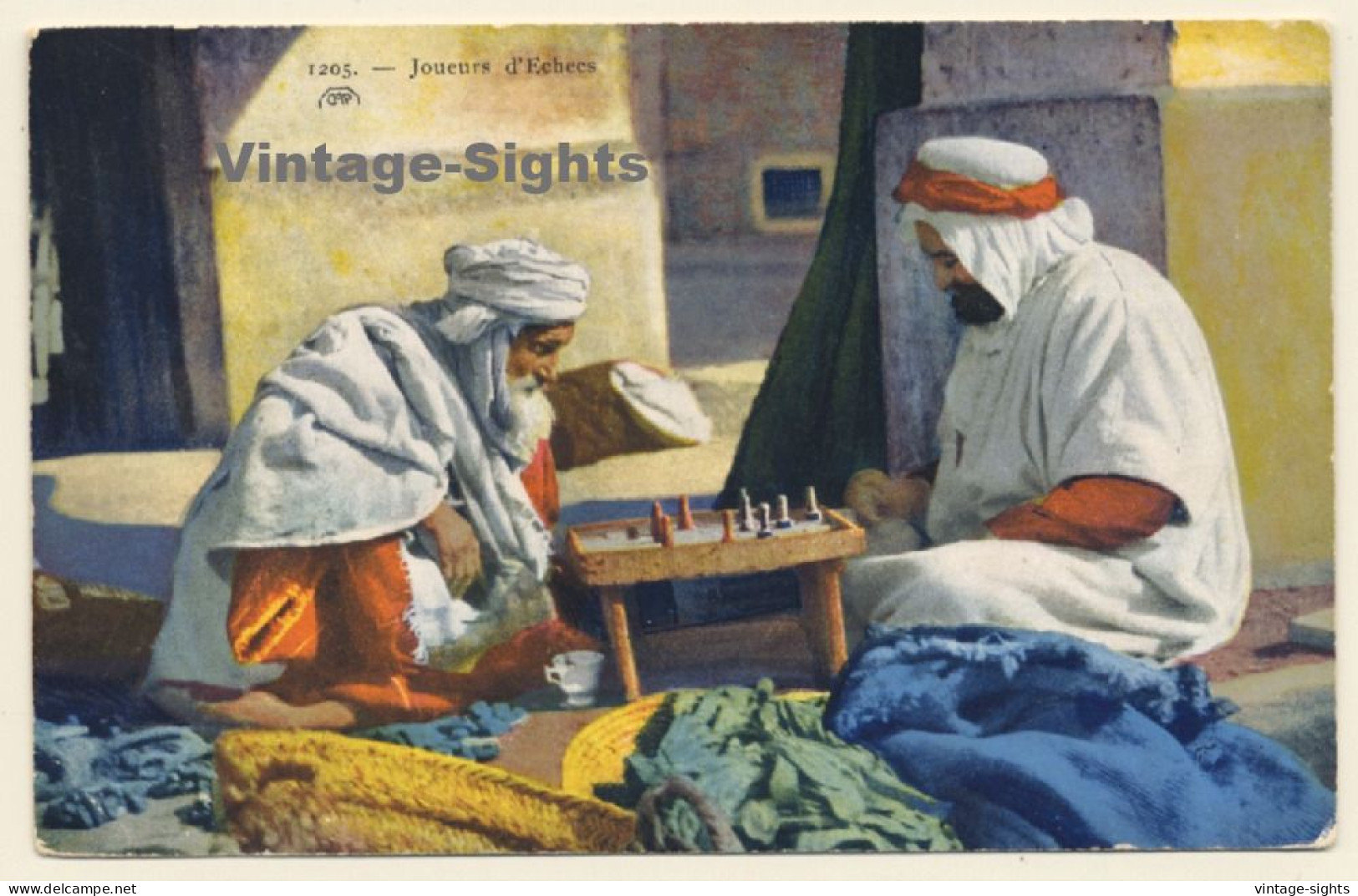 Maghreb: Joueurs D'Echecs / Chess - Schach (Vintage PC ~1920s) - Jeux Et Jouets