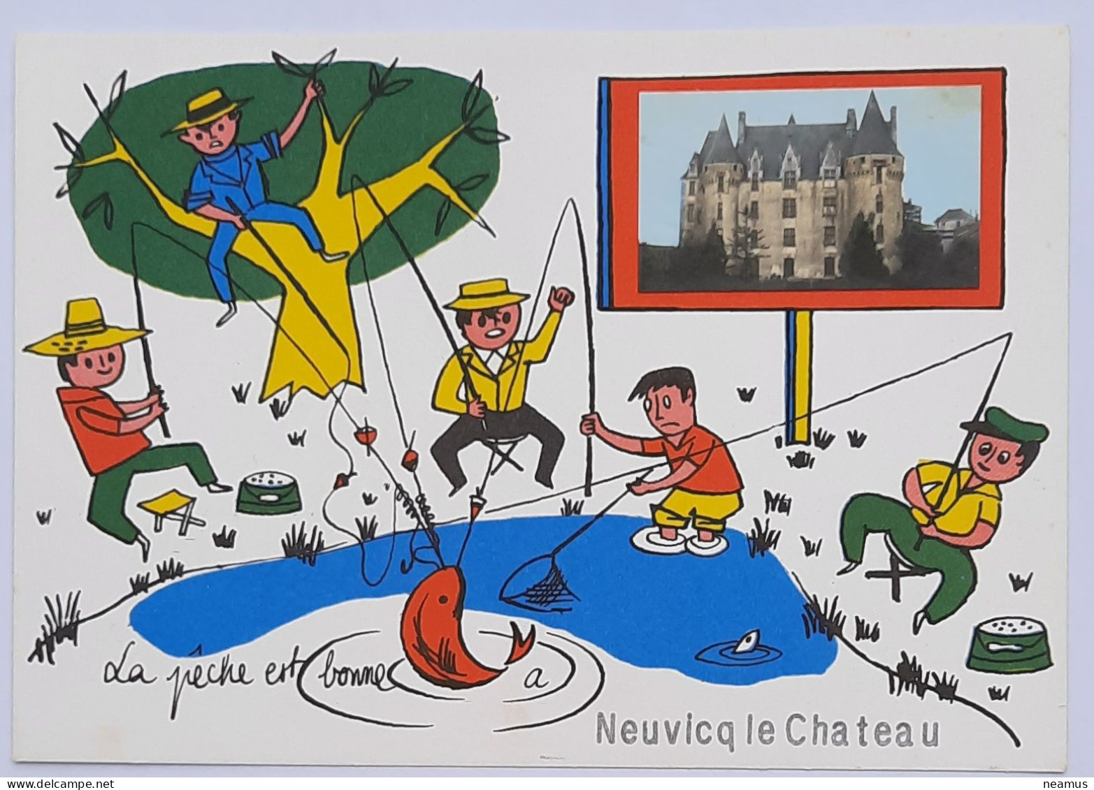 Neuvicq Le Château La Pêche Est Bonne - Matha